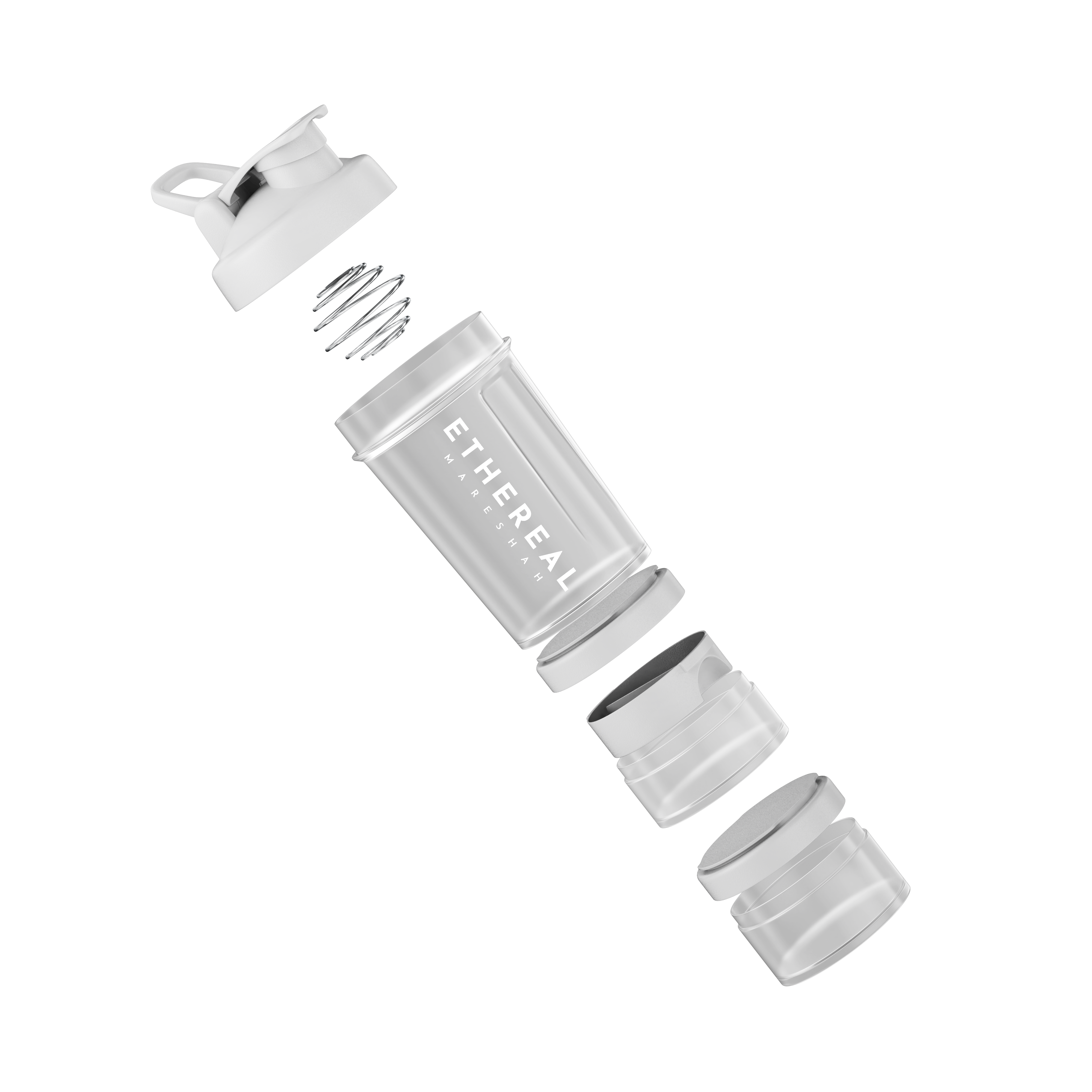 Fuel Dual Compartment Shaker Bottle